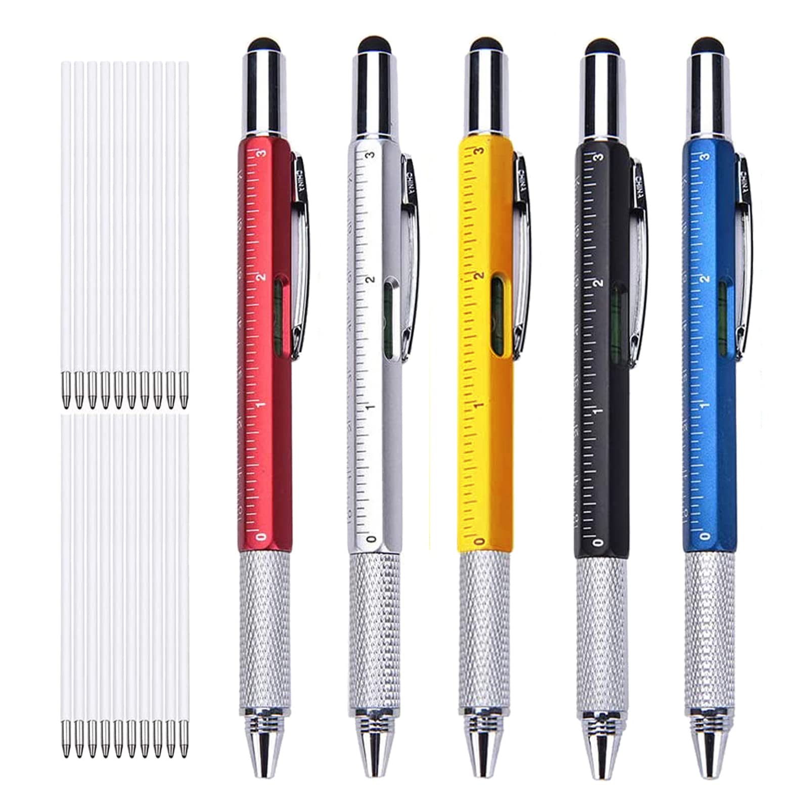 Amazon.co.jp: GOOMAND 多機能 ボールペン ドライバー 水平器